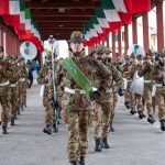 SABATO 5 APRILE-BASSANO DEL GRAPPA CONSEGNA DEL CAPPELLO ALPINO A 103 ALLIEVI DELLA SCUOLA MILITARE ALPINA